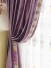 New arrival Twynam Purple and Red Waterfall and Swag Valance and Sheers Custom Made Chenille Velvet Curtains(Color: Purple)