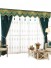 New arrival Twynam Blue and Green Plain Waterfall and Swag Valance and Sheers Custom Made Chenille Velvet Curtains Pair For Living Room