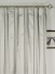 QYX104AJ Mirage Embroidered Striped Single Pinch Pleat Curtains (Color: Pale Aqua)