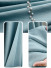 QYYL2208A Illawarra Plain Faux Linen Blackout Custom Made Curtains(Color: Sky blue)