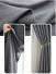 QYYL2208A Illawarra Plain Faux Linen Blackout Custom Made Curtains(Color: Grey)