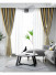 QYYL2208B Illawarra Plain Faux Linen Stripe Blackout Custom Made Curtains