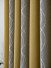 QYYL2208B Illawarra Plain Faux Linen Stripe Blackout Custom Made Curtains(Color: Grey yellow)