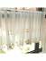 Lind Daisy Embroidered Ready Made Eyelet Kitchen Cafe Sheer Curtain Online (Color: White)