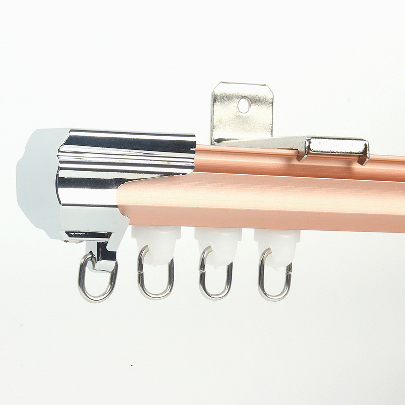 CHR02 Super Thick Ivory Black Champagne Rose Gold Curtain ...