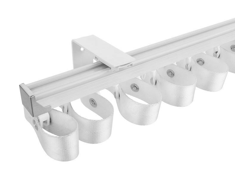 Warrego CHR04 Thick Ivory S Fold Curtain Tracks Ceiling/Wall Mount Curtains 4 Australia