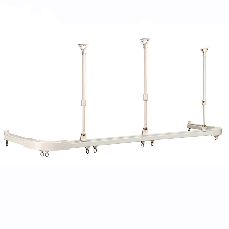 CHR12 Bendable Ivory Curtain Tracks Ceiling Mount For Bay ...