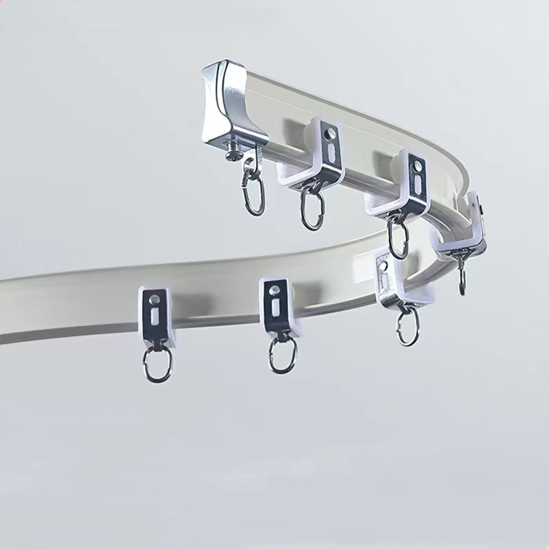 Custom Ceiling/Wall Drapery Track With Valance Rail For Bay Windows Curtains 4 Australia