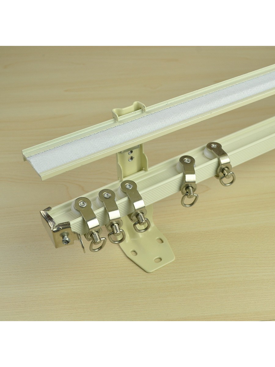 Chr6225 Bendable Double Curtain Track Set With Valance Track Suit