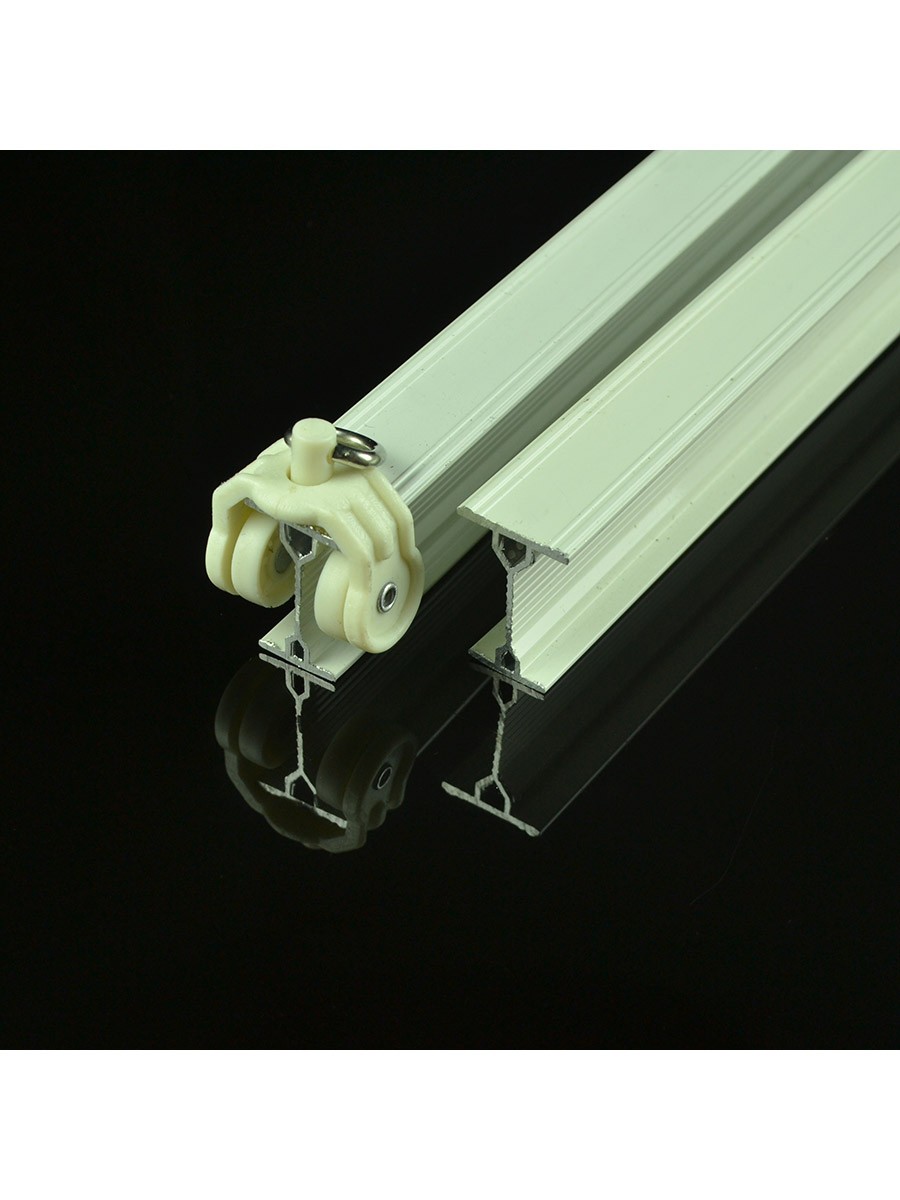 Chr8320 Ivory Bendable Single Curtain Tracks Ceiling Wall Mount
