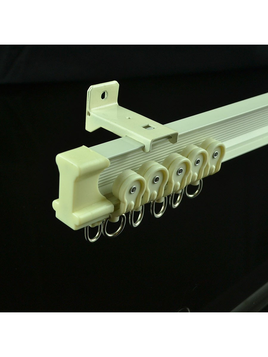 Chr8320 Ivory Bendable Single Curtain Tracks Ceiling Wall