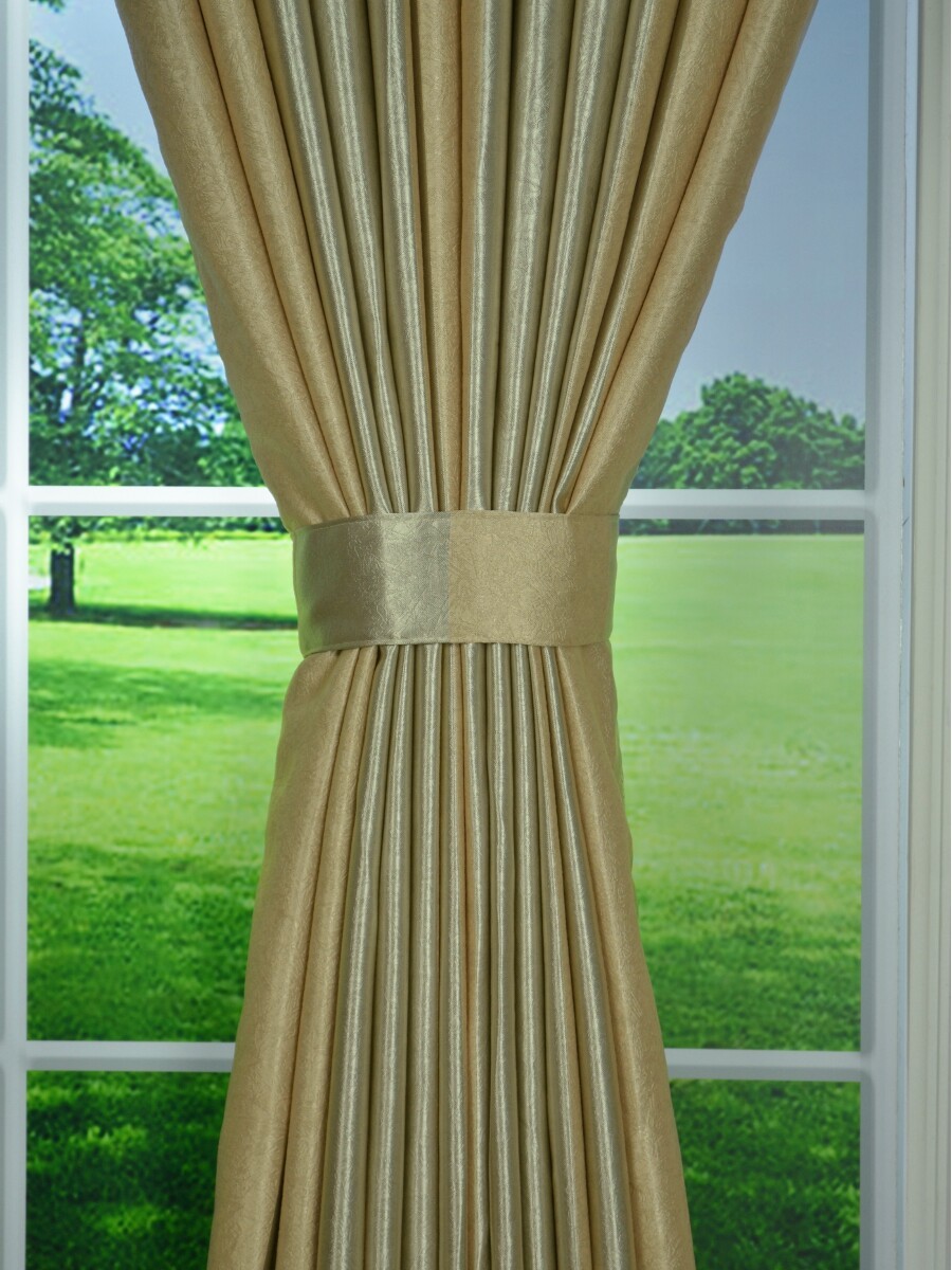 Qy3241fk Cooper Creek Embossed Striped Triple Pinch Pleat