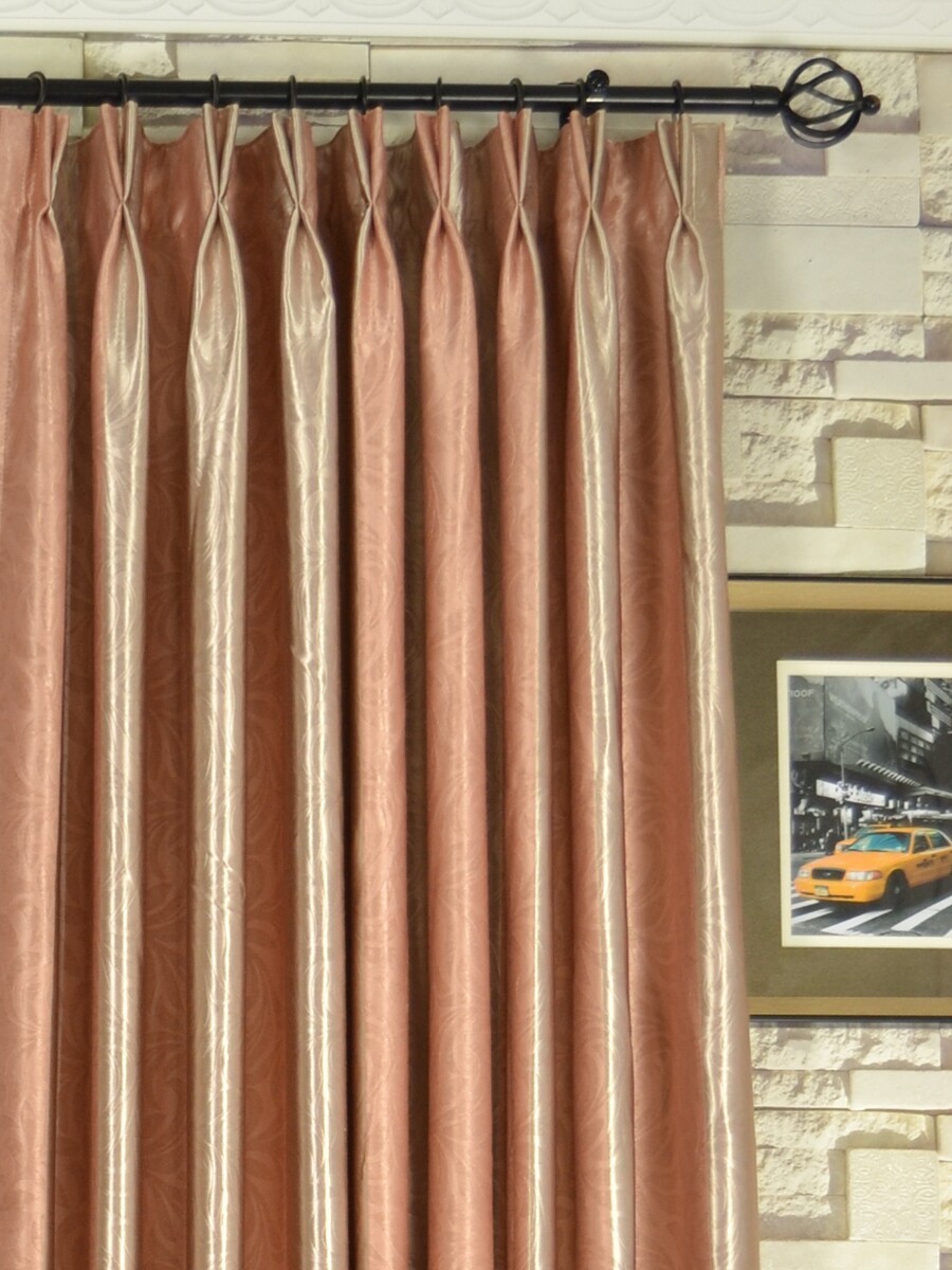 Qy3241gc Cooper Creek Embossed Striped Double Pinch Pleat