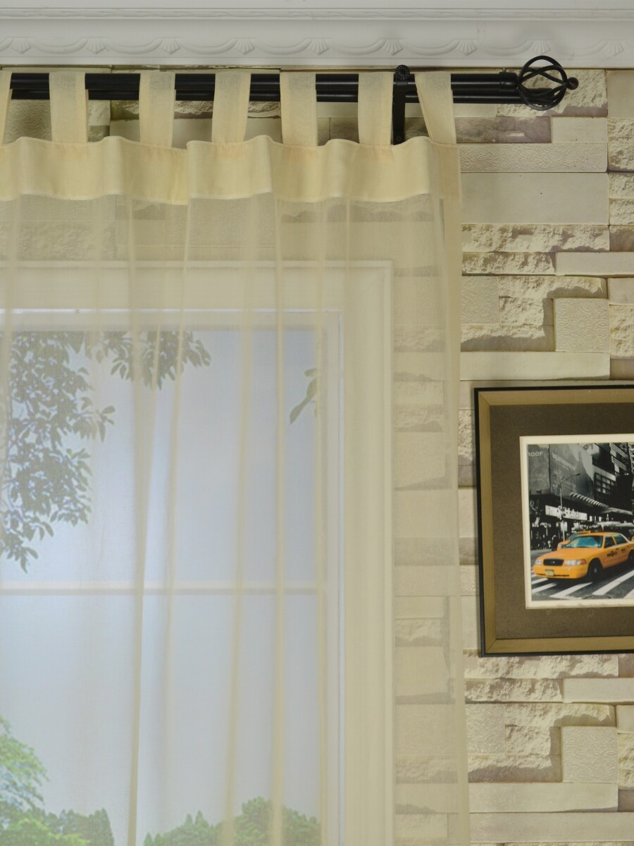 QY7151SMB Laura Rough Solid Tab Top Sheer Curtains Custom Curtains Drapes Draperies Sheers