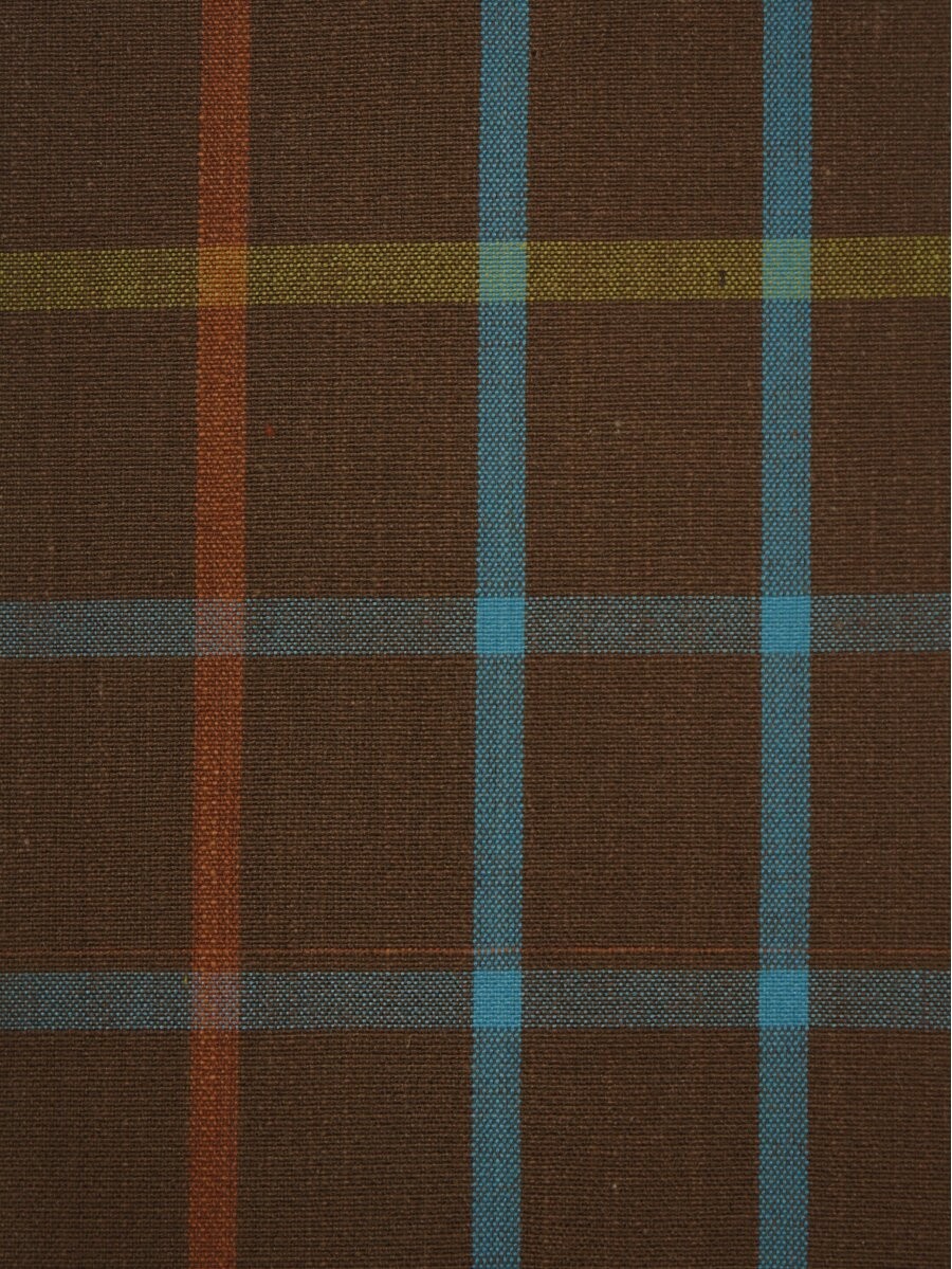 Hudson Yarn Dyed Small Plaid Blackout Double Pinch Pleat