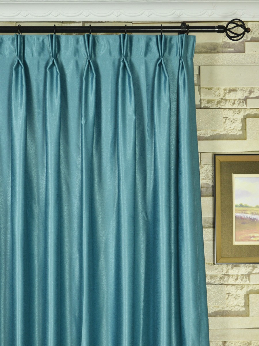 Swan Gray And Blue Solid Custom Made Curtains Custom