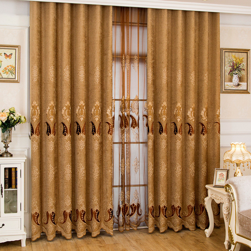 Hebe Traditional Damask Velvet Ready Made Curtains Custom Curtains