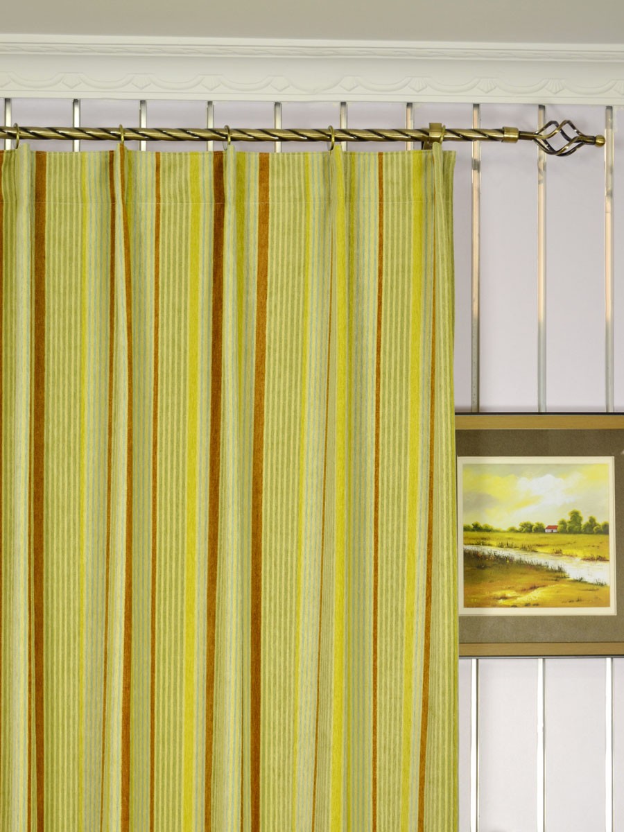 Petrel Heavy Weight Stripe Single Pinch Pleat Chenille