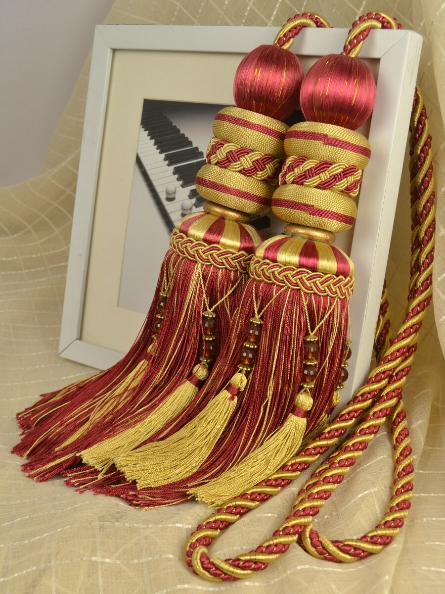 3 Colors Qym05 Curtain Tassel Tiebacks Custom Curtains