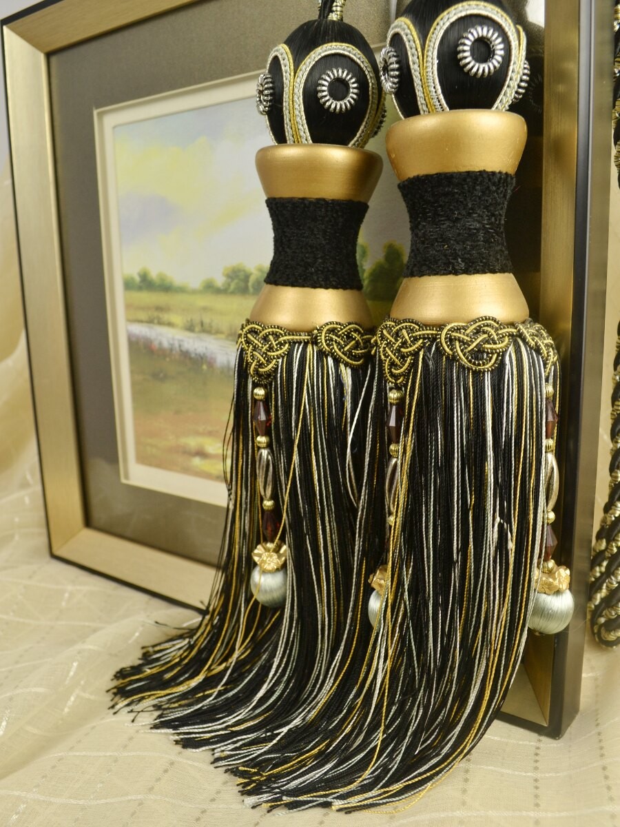 5 Colors Qym17 Curtain Tassel Tiebacks Custom Curtains