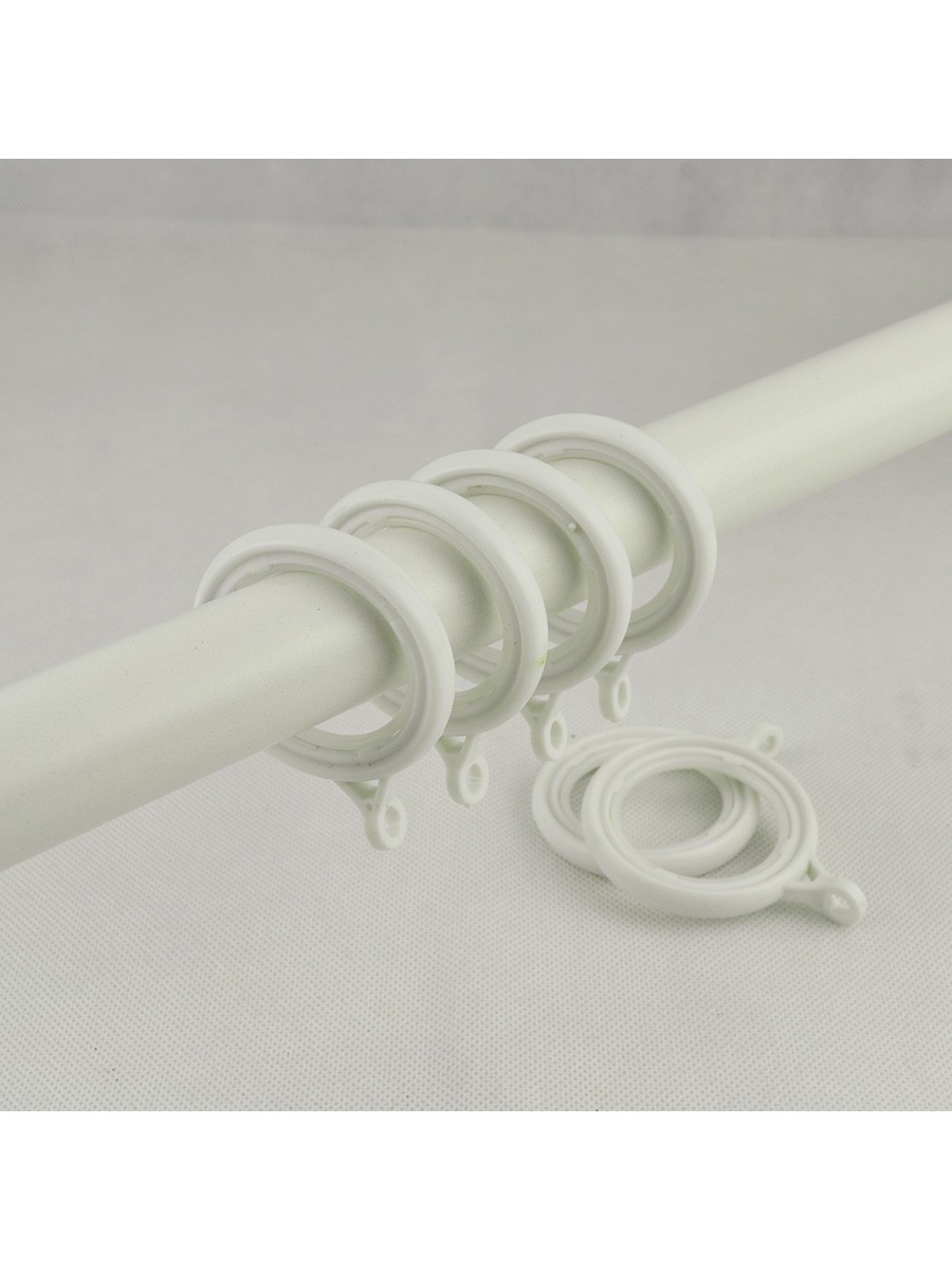 28mm Square Finial Steel Double Curtain Rod Set Custom