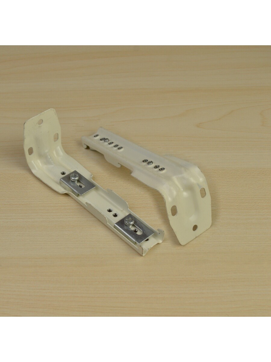 Stirling A22 Ivory Aluminum Alloy Cord Drawn Double Curtain Track Sets