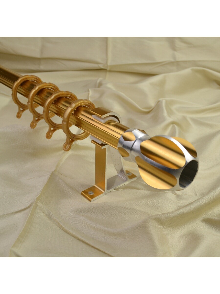 QYT2520 28mm Aluminum Alloy Single Curtain Rod Set Custom Curtains