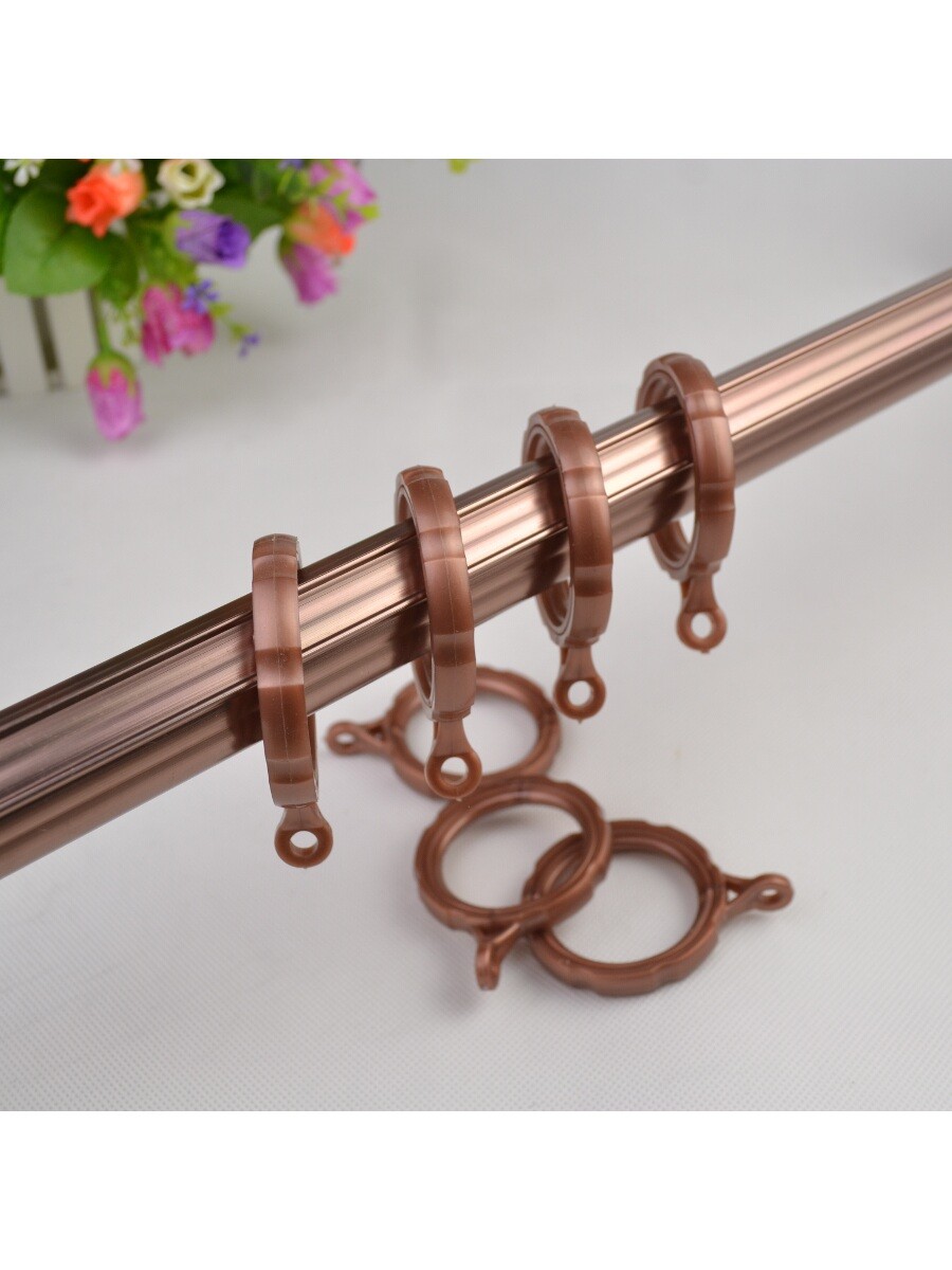 QYT2520 28mm Aluminum Alloy Single Curtain Rod Set Custom Curtains