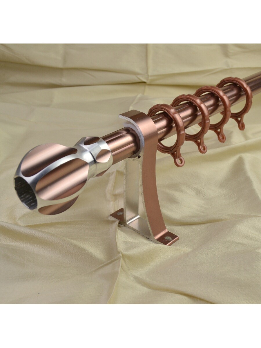 Qyt2520 28mm Aluminum Alloy Single Curtain Rod Set