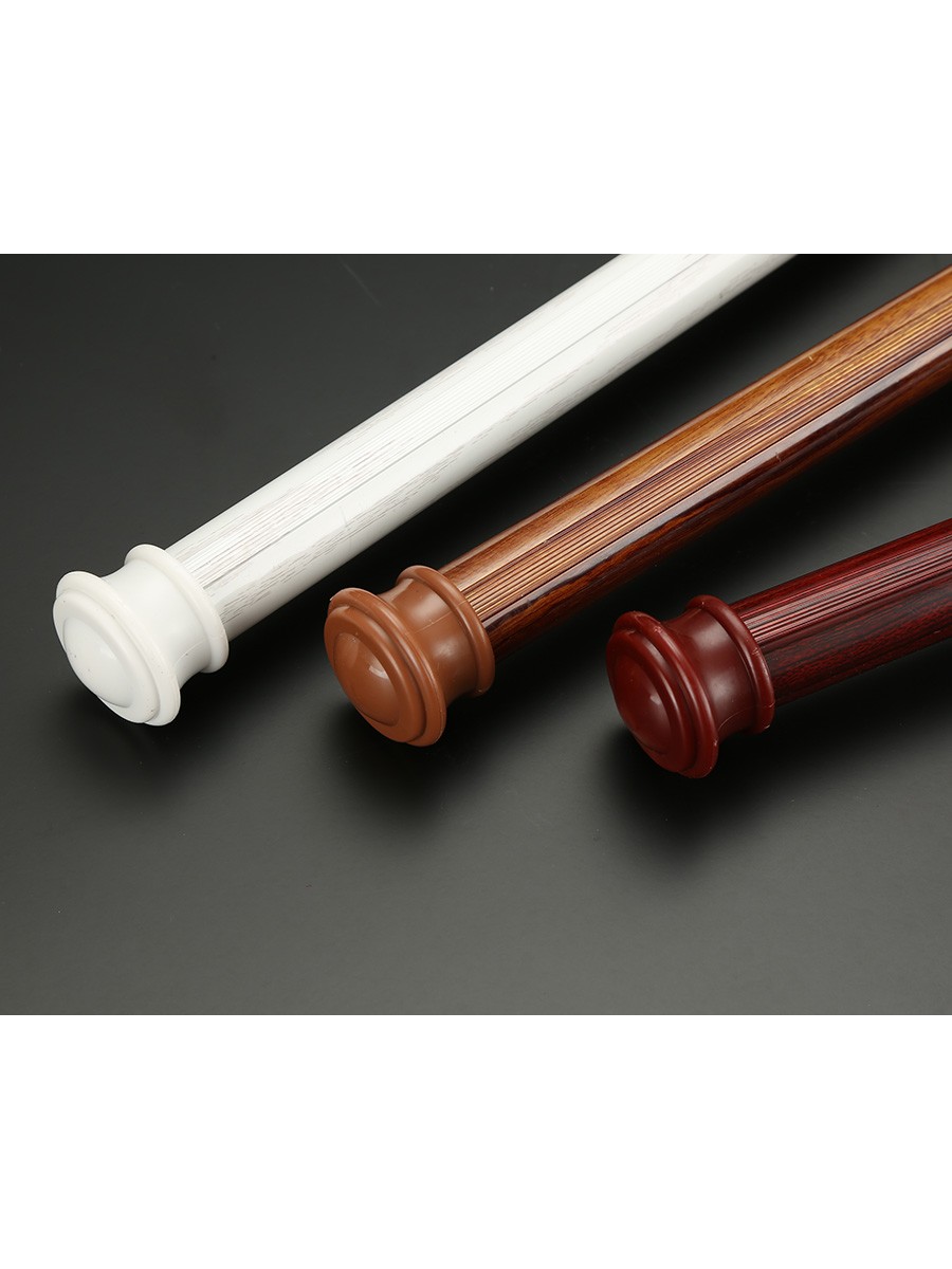 Qyt2721 28mm Super Thick Wood Grain Round Double Curtain