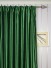 Hotham Green and Blue Plain Concealed Tab Top Velvet Curtains