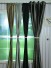 Hotham Gray and Black Plain Custom Made Velvet Curtains
