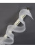 Warrego CHR108 New Arrival Thick Ivory S Fold Single/Double Curtain Tracks Ceiling/Wall Mount For Living Room