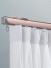 CHR48 Super Thick Curtain Track brackets