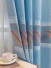 QY24H03AS Murrumbidgee Pretty Jacquard Feather Blue Grey Pink Chenille Fabric Samples