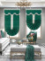 QYBHM1163 High Quality Blockout Custom Made Dark Green Roman Blinds For Home Decoration