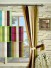 Silver Beach Bold Stripe Versatile Pleat Faux Silk Curtain