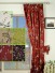 Silver Beach Embroidered Cheerful Pencil Pleat Faux Silk Curtain