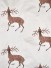Silver Beach Embroidered Sika Deer Faux Silk Custom Made Curtains