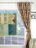 Halo Embroidered Vase Damask Concealed Tab Top Dupioni Curtain