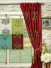 Halo Embroidered Vase Concealed Tab Top Dupioni Silk Curtain