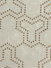 Halo Embroidered Simple Spots Dupioni Silk Fabric Sample