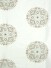 Halo Embroidered Round Damask Dupioni Silk Custom Made Curtains