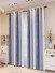 QYFLRDQ On Sales Petrel Blue Grey Stripe Trees Custom Made Curtains