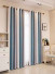 QYFLRDU On Sales Petrel Blue Grey Stripe Custom Made Curtains