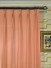 QYK246SEK Eos Linen Red Pink Solid Triple Pinch Pleat Sheer Curtain