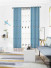 QYOM1221C Cradle Bing Dwen Dwen Blue Custom Made Children Curtains