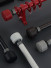 QYR87 Ossa 28mm Luxury White Grey Coffee Aluminum Alloy Matte Curtain rod sets