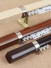 QYRF03 Wood Grain Single Double Curtain Tracks Wall Mount