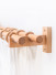 Light Wooden Double Curtain Rods And Brackets Customize